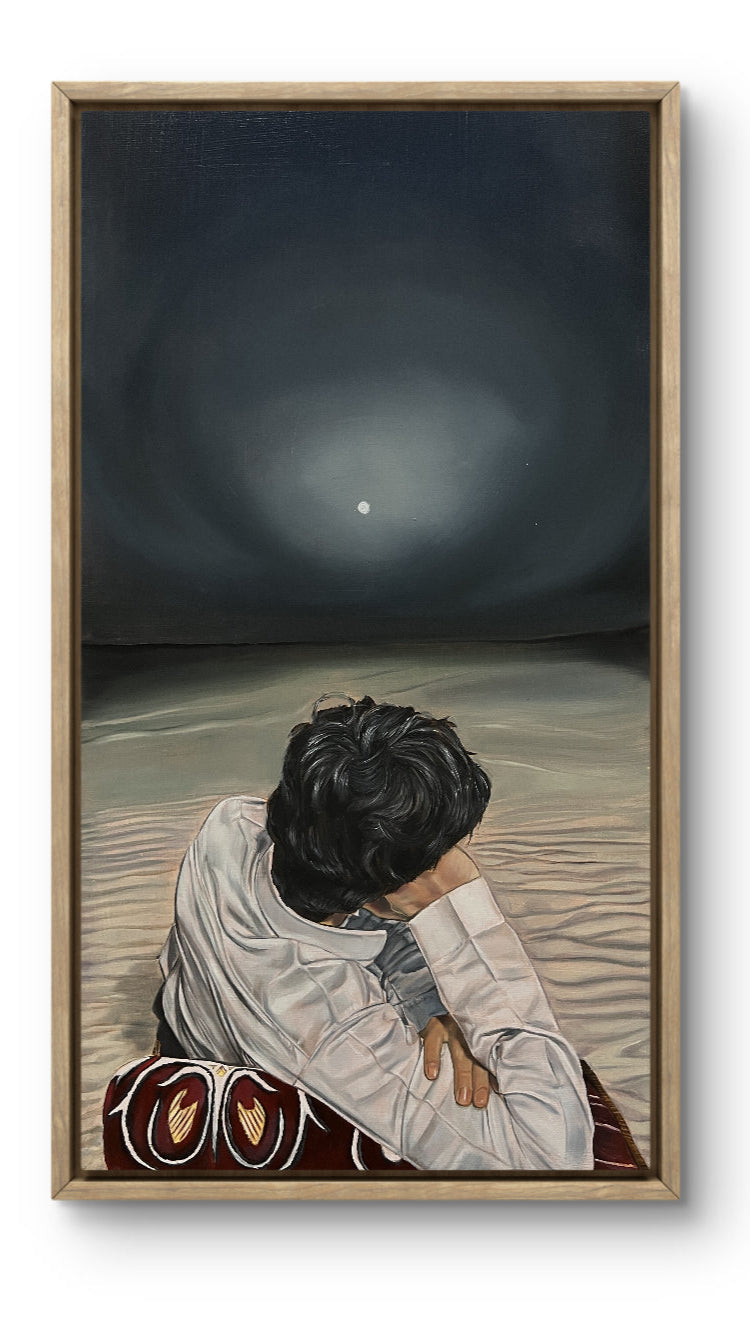 Canvas Print - When the Desert Listens طباعة على لوحه -حين تُصغي الصَّحراء