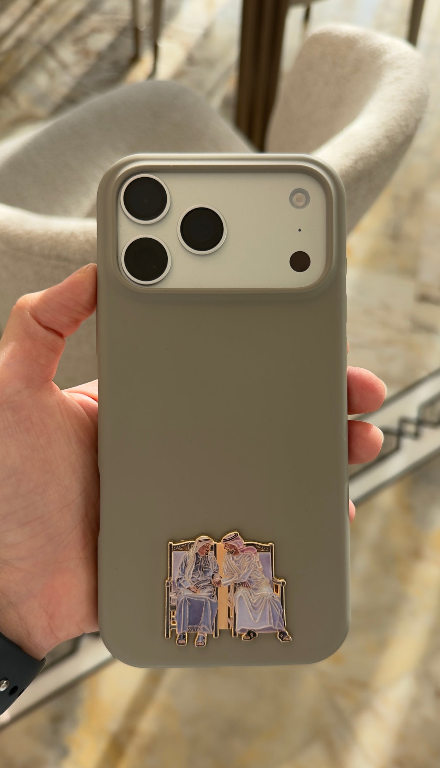pin/sticker بروش/استكر الشيخ حميد بن راشد والشيخ عمار بن حميد
