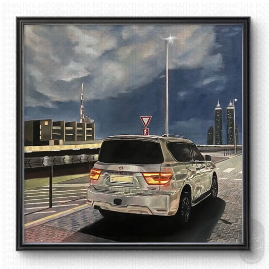 Custom Painting 50x50cm لوحه خاصه